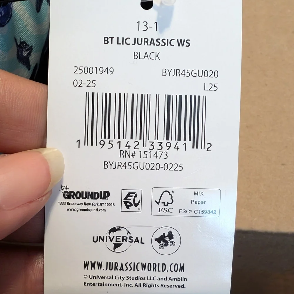 Universal Kids Water Shoes - Black and Light Blue